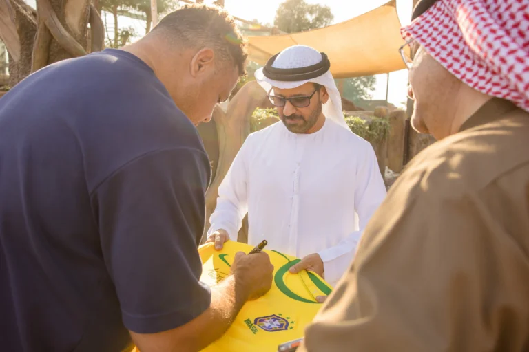 Football Legend Ronaldo Nazário Visits Fame Park