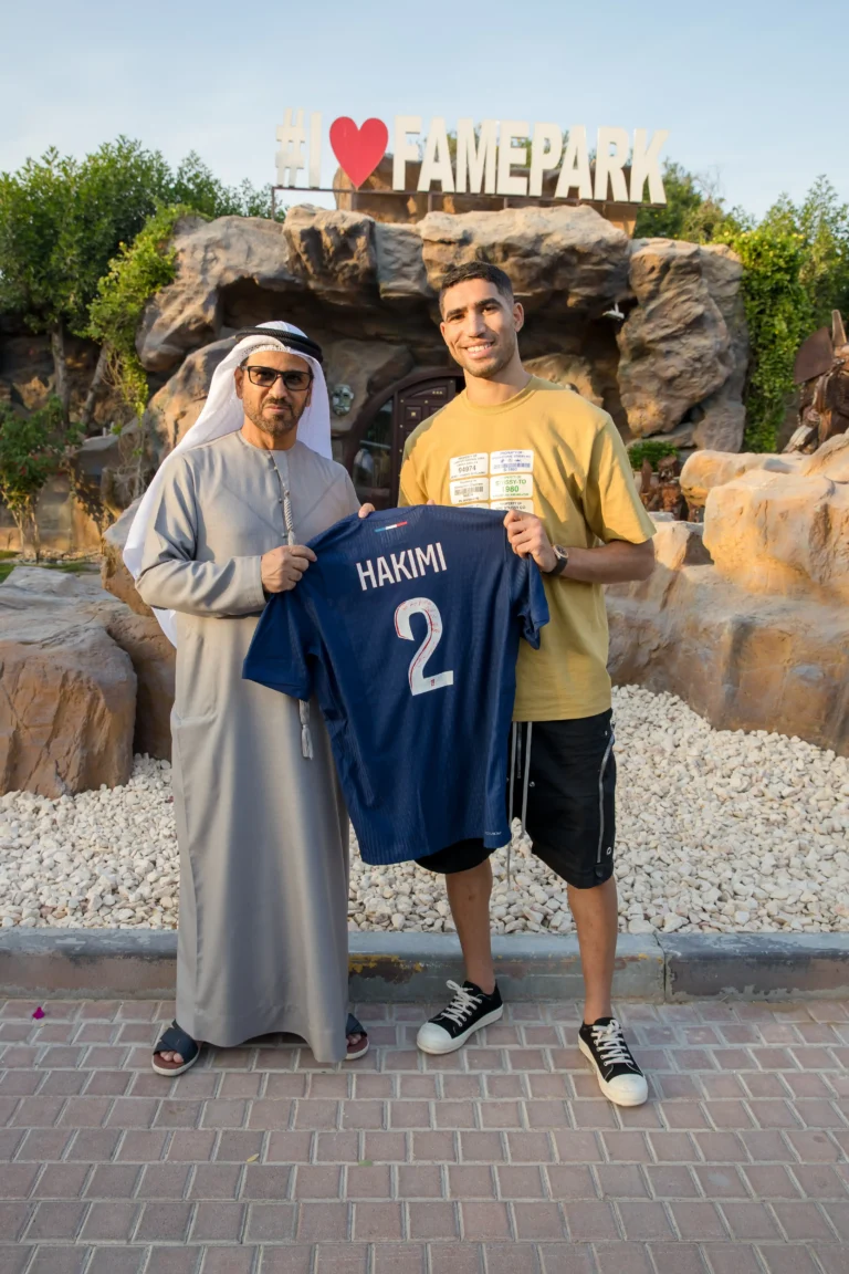 Achraf Hakimi Visits Fame Park