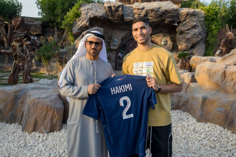 Achraf Hakimi Visits Fame Park