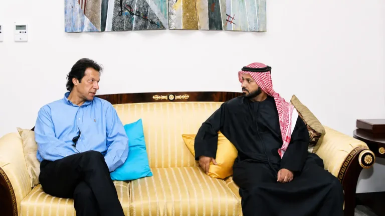Former Prime Minister of Pakistan Imran Khan visiting SBH