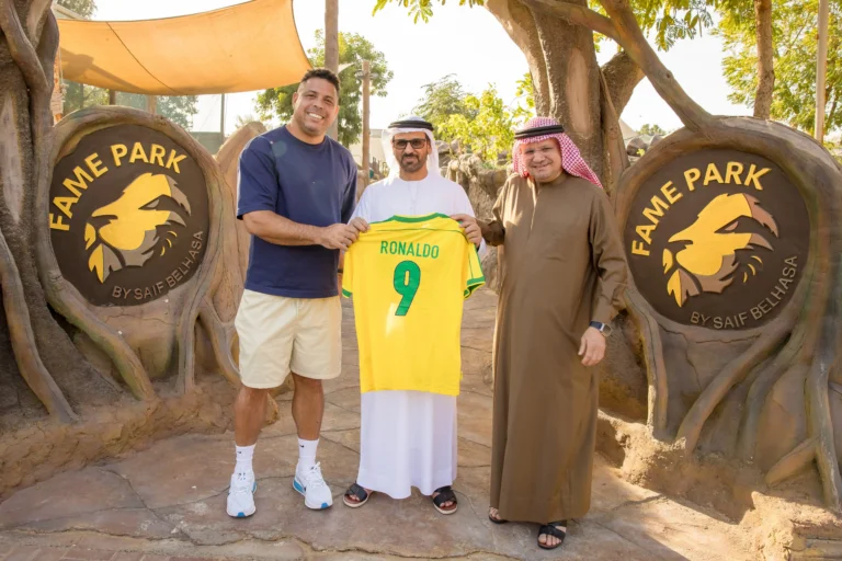 Football Legend Ronaldo Nazário Visits Fame Park