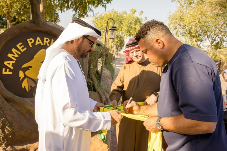 Football Legend Ronaldo Nazário Visits Fame Park