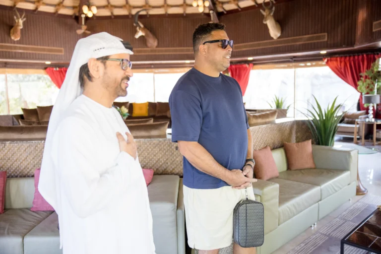 Football Legend Ronaldo Nazário Visits Fame Park