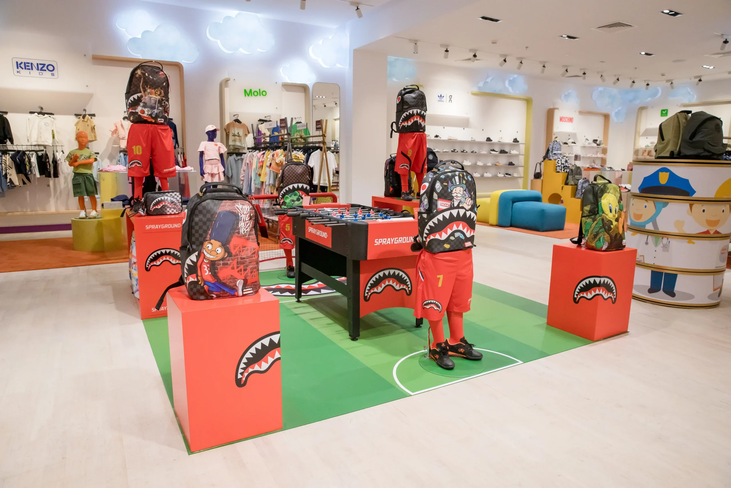 Iconic Backpacks in Dubai Mall