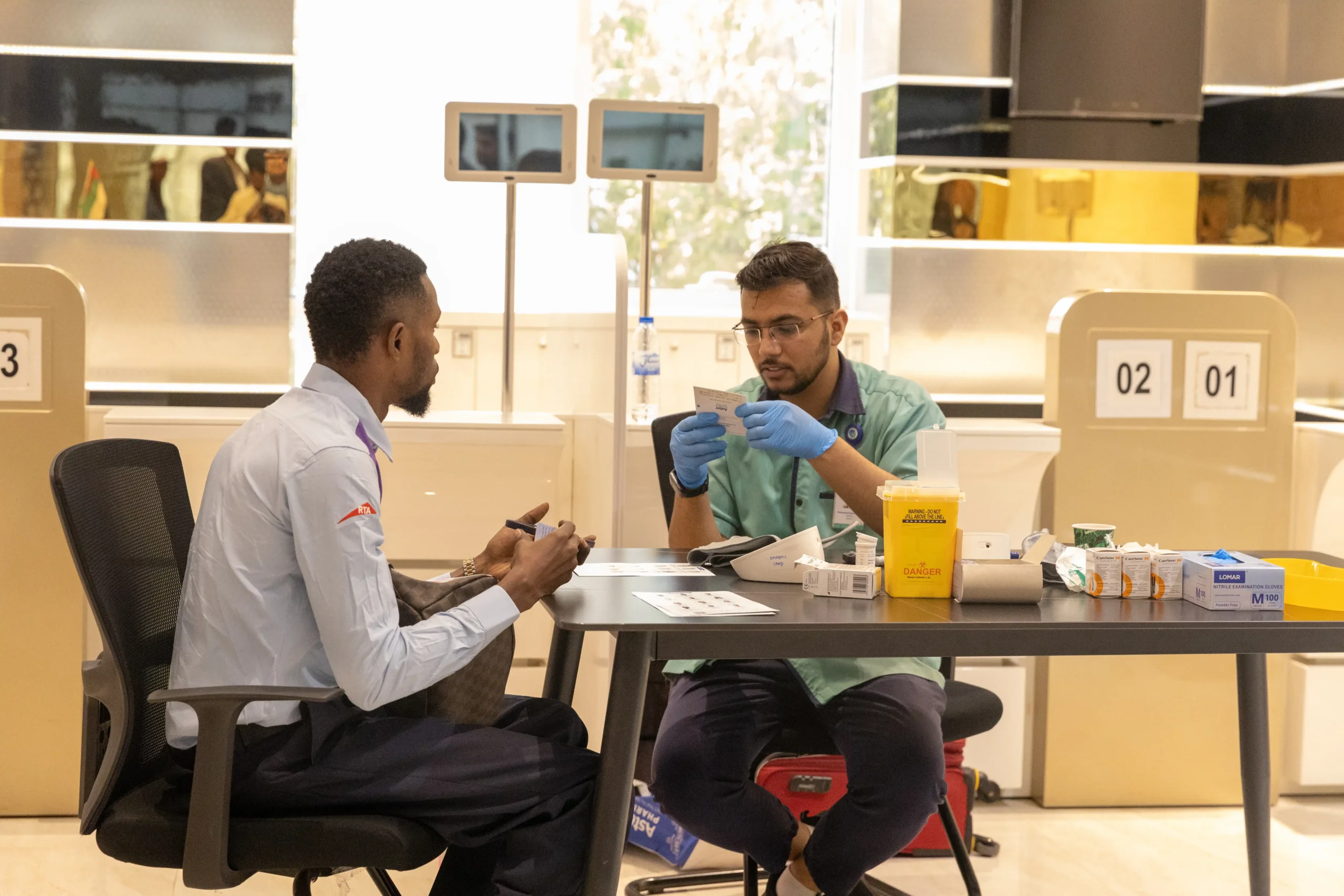 Aster medical camp at Belhasa Driving Center